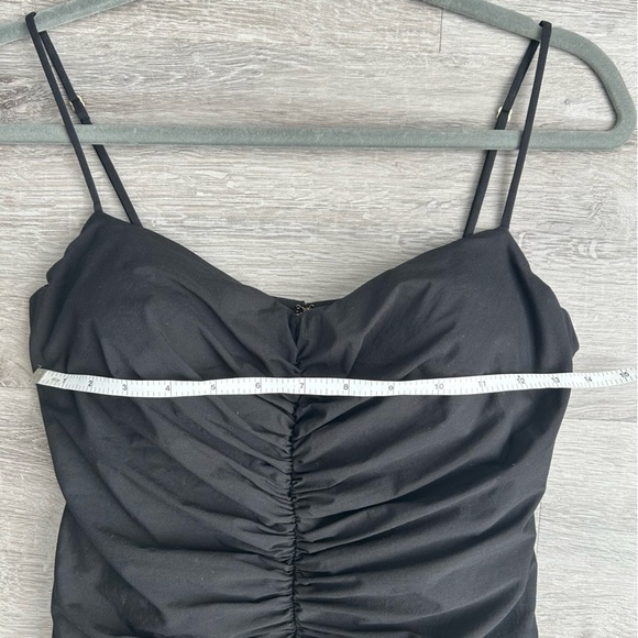 Women’s Aritzia Babaton Black Ruched Dress Size 4 - Picture 5 of 6